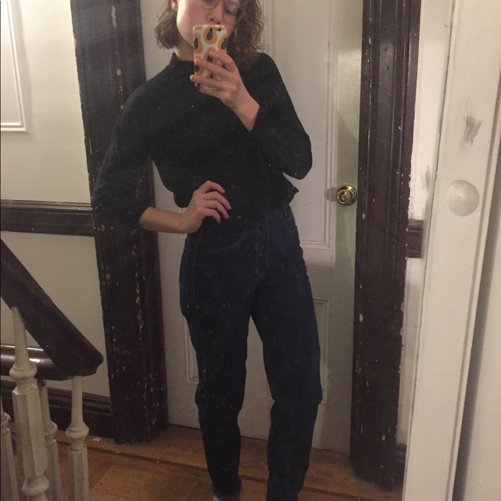 Calvin Klein vintage deep-wash high-waist